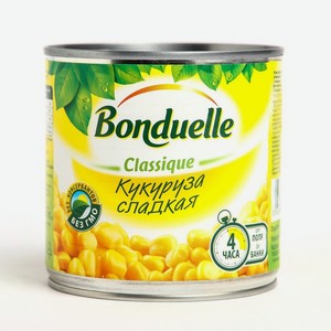 Кукуруза консервированная BONDUELLE, ж/б, 425 мл