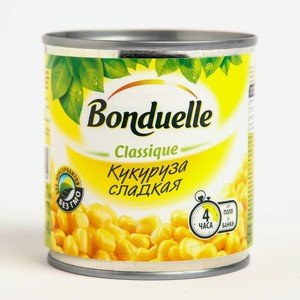 Кукуруза консервированная BONDUELLE, ж/б, 212 мл