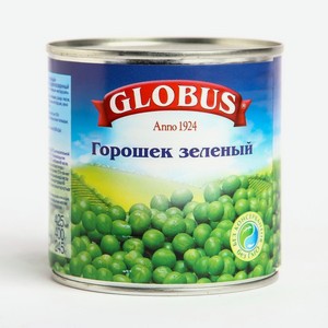 Горошек консервированный GLOBUS, ж/б, 425 мл