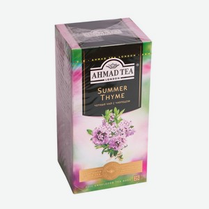 Чай черный AHMAD TEA с чабрецом, 25 пакетиков*1,5 г