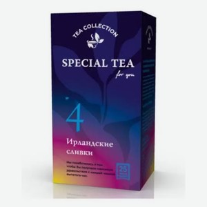Чай черный Special tea с ароматом ирландских сливок 25п 1,8г