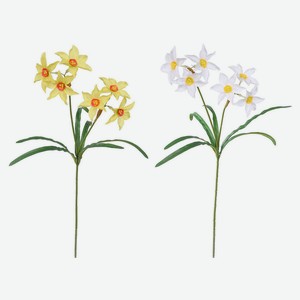 Цветок искусственный Нарцисс, 57 см