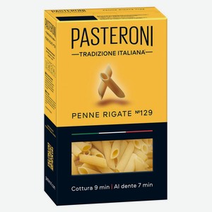 Перья Pasteroni №129 из твердых сортов пшеницы, 400 г