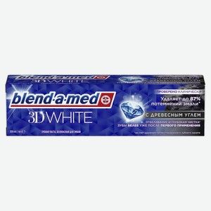 Зубная паста Blend-a-med 3D White С Древесным Углем 100 мл