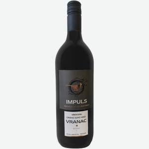 Вино Impuls Vranac красное сухое, 1л