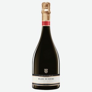 Вино игристое Fanagoria Блан де Нуар Белое из чёрного белое брют 11-13%, 750мл