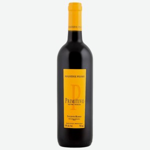 Вино Masserie Pizari Primitivo красное полусухое 14.5%, 750мл
