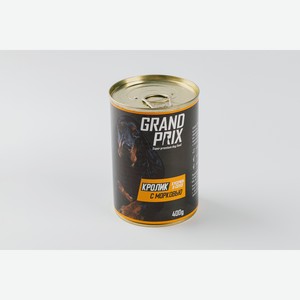 Корм влажный консервированный для собак кусочки в соусе Кролик с морковью Grand Prix , 400 гр 400 г
