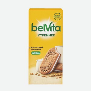 Печенье-сэндвич Belvita утреннее злаки/йогурт 253г