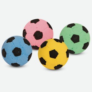 Мяч Triol футбольный одноцветный для кошек 1 шт