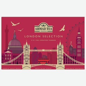 Чай ассорти Ahmad Tea  Лондон Селекшн  8 вкусов 40 пакетиков