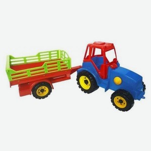 Игрушка трактор с прицепом ТМ Green plast (Грин пласт)