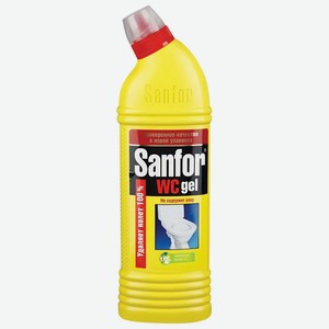 Чистящее средство для туалета Sanfor Лимонная свежесть, 750 мл