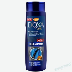 Doxa Life Шампунь для Мужчин Шелковистые Мягкие Волосы, 600 мл