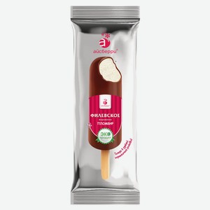 Мороженое Филевское эскимо пломбир ванильный в шоколадной глазури 80 г