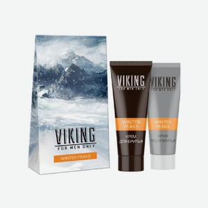 Viking Набор Снежные вершины Крем для Бритья + Крем после Бритья, 75 + 75 мл