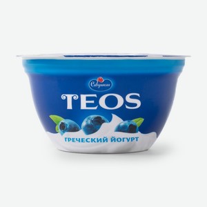 Йогурт греческий Teos Черника 2% 140 г