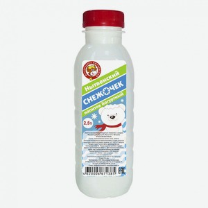 Снежочек Нытвенский маслозавод йогуртовый напиток сладкий 2.5%, 400 мл 