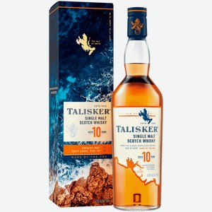 Виски Talisker 10 лет 0,75 л в подарочной упаковке