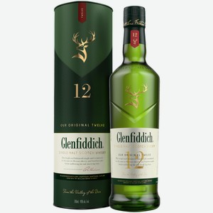 Виски Glenfiddich 12 лет 0,7 л в подарочной упаковке