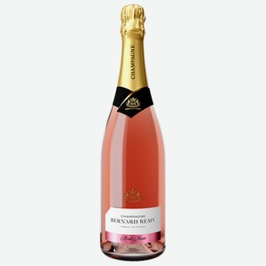 Шампанское Шампань Бернар Реми Брют Розе, розовое брют, 12%, 0.75л, Франция