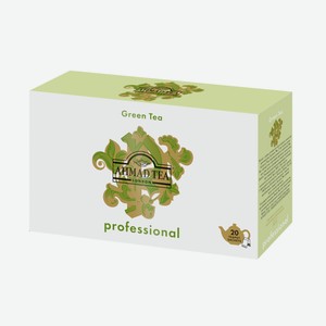Чай зеленый Ahmad Tea Professional для чайников (5г x 20шт), 100г Россия
