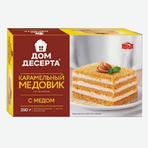 Торт 350гр Черёмушки Карамельный Медовик к/уп