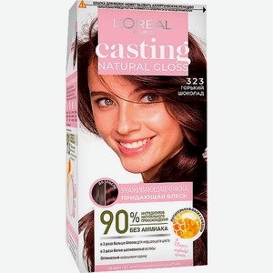 Краска-уход для волос L’Oréal Paris без аммиака Casting Natural Gloss оттенок 323 Горький шоколад