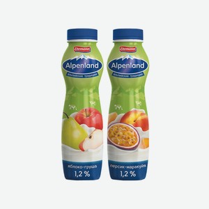 Напиток Йогуртный Alpenland Питьевой 1,2% Ehrmann 290г