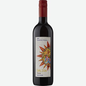 Вино Салида Таннат крас. п/сл. 7,5-15% 0,75 л /Уругвай/