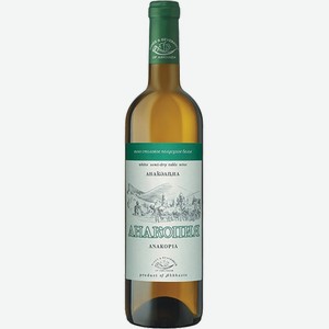 Вино Анакопия бел. п/сух. 10% 0,75 л /Абхазия/