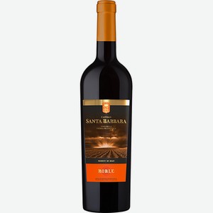 Вино Кастильо Санта Барбара Робле крас. сух. 7,5-15% 0,75 л /Испания/