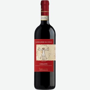 Вино Леонардо Кьянти крас.сух. 12,5% 0,75 л /Италия/