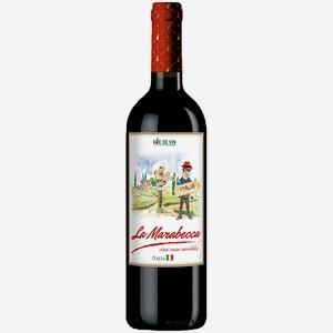 Вино Ла Марабекка крас. п/сл. 8,5-15% 0,75 л /Италия/