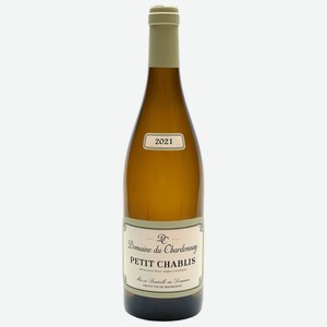 Вино Пти Шабли Домэн дю Шардоне, белое сухое, 12.5%, 0.75л, Франция