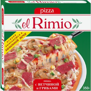Пицца  Римио  ветчина/грибы зам. 350г