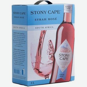 Вино Стоуни Кейп Сира Розе WESTERN CAPE Розовое Полусухое 3л