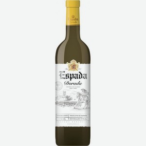 Вино Эспада Дорада Белое Полусладкое 0.75л