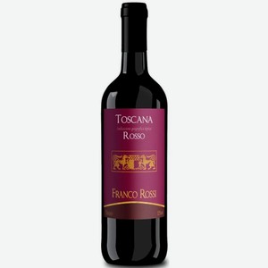 Вино Франко Росси Россо IGT TOSCANA Красное Сухое 0.75л