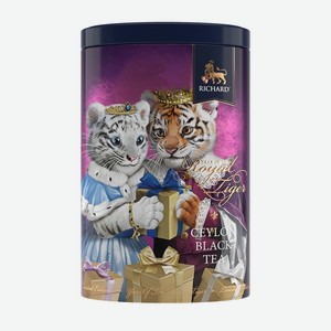 Чай черный RICHARD Year of The Royal Tiger цейлонский, листовой в ассортименте 80 г