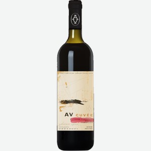 Вино AV Cuvee Каберне совиньон шираз саперави красное сухое 15% 750мл