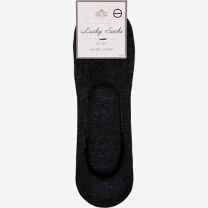 Подследники мужские Lucky Socks цвет: темно-серый меланж, 44-46 р-р