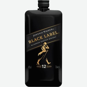 Виски Johnnie Walker Black Label 12-летний 40% 0.2л