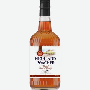 Виски Highland Poacher Scotch Blended 40% 700мл