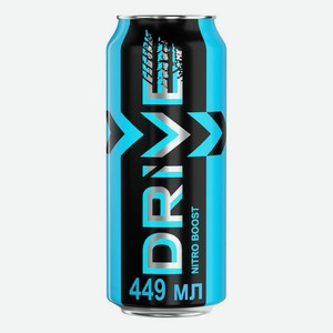 Энергетический напиток Drive Me Nitro Boost газированный безалкогольный, 500 мл, банка