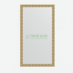 Зеркало в багетной раме Evoform сусальное золото 47 мм 62х112 см