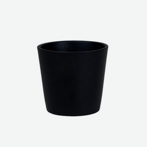 Кашпо Студия-Декор Керамическое чёрное 10 см конус