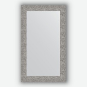 Зеркало в багетной раме Evoform чеканка серебряная 90 мм 70х120 см