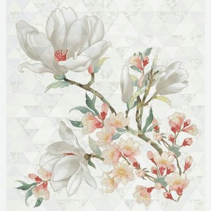 Панно Kerlife Primavera Magnolia Bianco 75,3x70,9 см