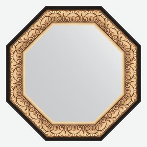 Зеркало в багетной раме Evoform барокко золото 106 мм 75x75 см